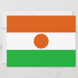 Cartão Bandeira do Níger (país africano)