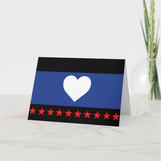 Cartão Bandeira do Orgulho do Pé (Frente)