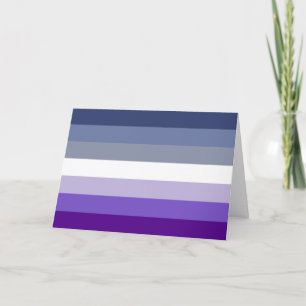 Cartão Bandeira do Orgulho Lésbico Butch
