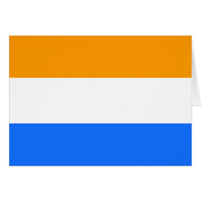 Cartão Bandeira do Príncipe (Frente Horizontal)