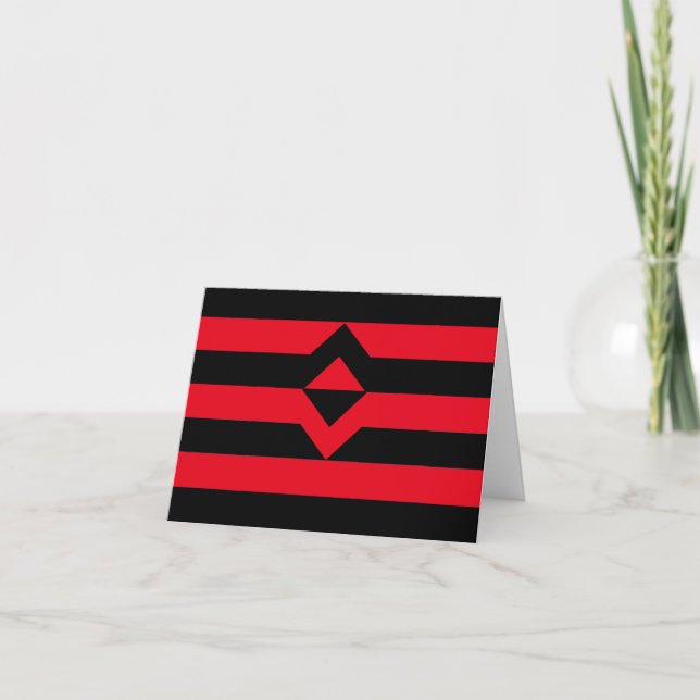 Cartão Bandeira do Punho Orgulho (Frente)