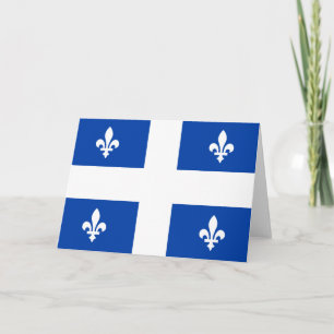 Cartão Bandeira do Quebec