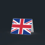 Cartão Bandeira do Reino Unido<br><div class="desc">Produtos de Sinalizador Mundial Personalizáveis - Sinta-se livre para adicionar seu próprio texto.</div>