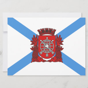 Cartão Bandeira do Rio de Janeiro (Brasil)