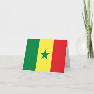 Cartão Bandeira do Senegal (Senegal)