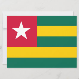 Cartão Bandeira do Togo