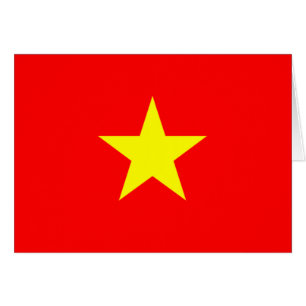 Cartão Bandeira do Vietname