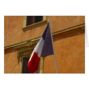 Cartão bandeira francais