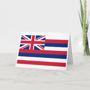 Cartão Bandeira havaiana, Bandeira do Havaí