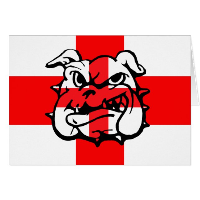 Cartão Bandeira inglesa (Frente Horizontal)