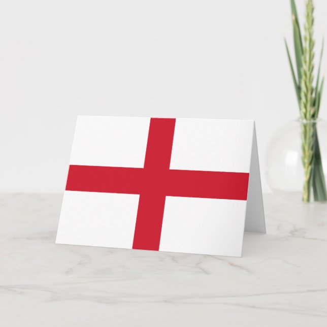 Cartão Bandeira Inglesa (Inglaterra) (Frente)