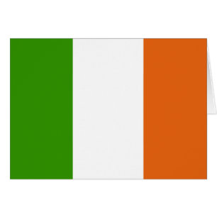 Cartão Bandeira irlandesa
