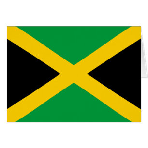 Cartão Bandeira jamaicana