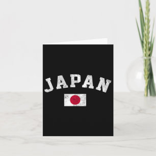 Cartão Bandeira Japonesa Japão Orgulho Raízes Dia da Inde