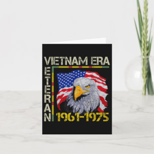 Cartão Bandeira Memorial da Era do Veterano do Vietnã 196