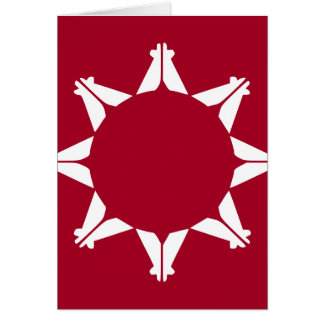 Cartão Bandeira Oglala Lakota Sioux