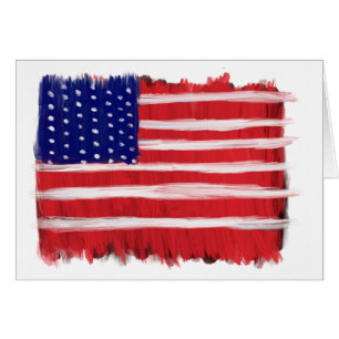 Cartão Bandeira pintada arte popular