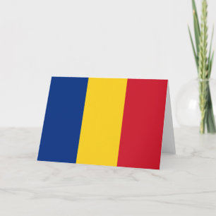 Cartão Bandeira romena (Romênia)