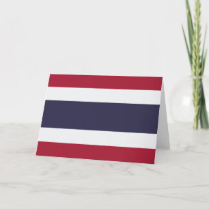 Cartão Bandeira Tailandesa (Tailândia)