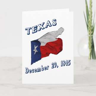 CARTÃO BANDEIRA TEXAS E ANIVERSÁRIO