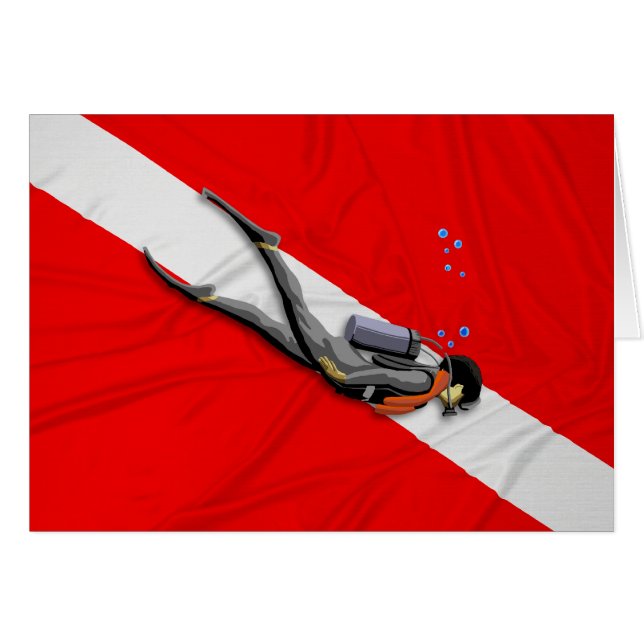 Cartão Bandeja De Mergulho E De Disco Enrugado (Frente Horizontal)