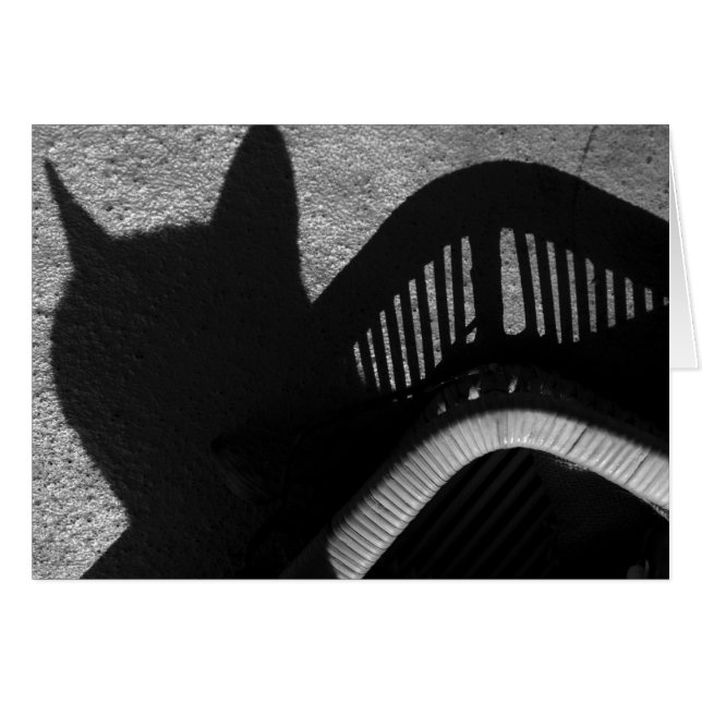 Cartão Bandeja do gato (Frente Horizontal)