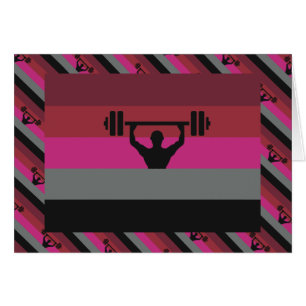 CARTÃO BANDERA DE ORGULHO MUSCULAR