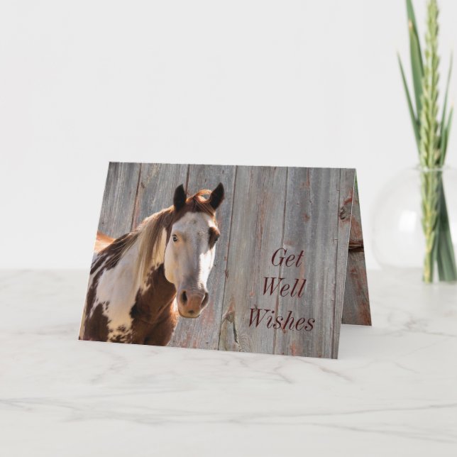 Cartão Bandit Get Well Card.. customize it yourself (Frente)