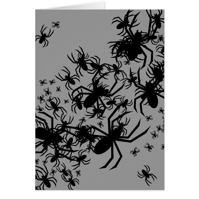 Cartão Bando De Aranhas (Frente)