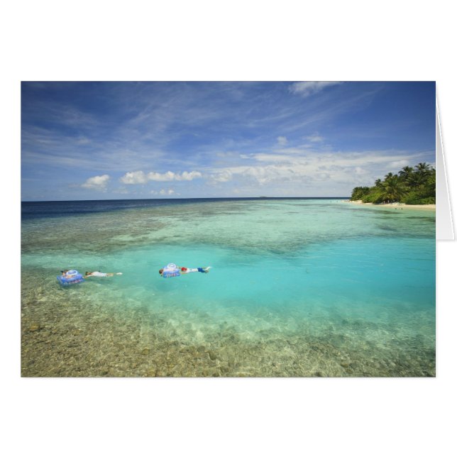 Cartão Bandos Island Resort, North Male Atoll, (Frente Horizontal)