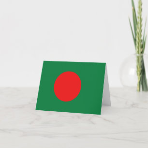 Cartão Bangladesh Flag Notecard