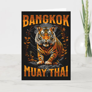 Cartão Banguecoque Tailândia Muay Thai Artes Marciais Kic