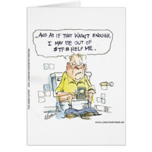 Cartão Banheira Não 4 Camisetas e presentes engraçados 