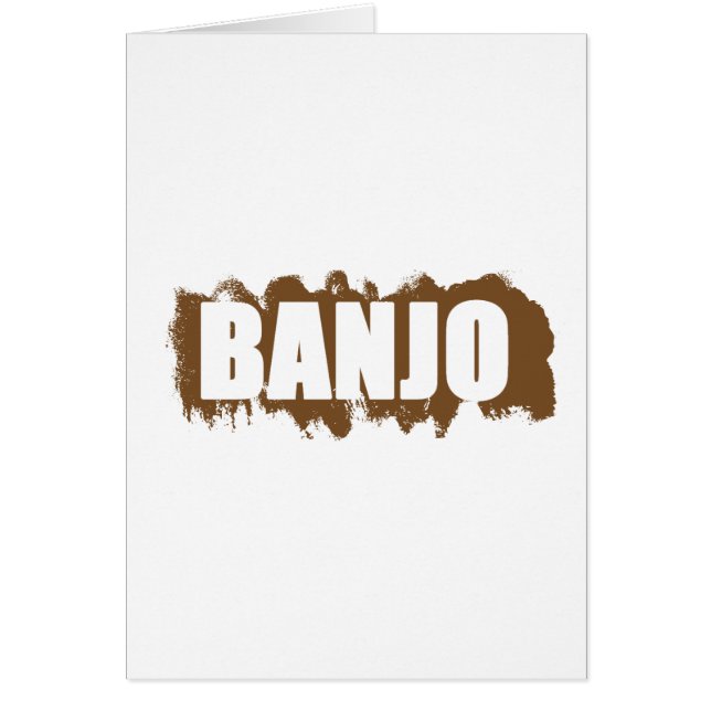 Cartão Banjo (Frente)
