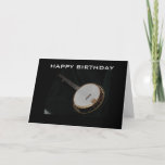 CARTÃO BANJO PICKER'S BIRTHDAY GREETING<br><div class="desc">How much FUN will it be to send or give this BIRTHDAY CARD to someone in "your life" who loves to play or has just learned to play THE BANJO :)</div>