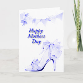 Cartão Banner e Calçado em azul