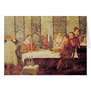 Cartão Banquete dado por Bartolomeo Colleoni