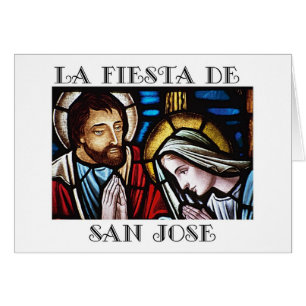 Cartão Banquete de Festa de San Jose de St Joseph