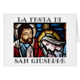 Cartão Banquete de Italiano Festa di San Giuseppe de St.