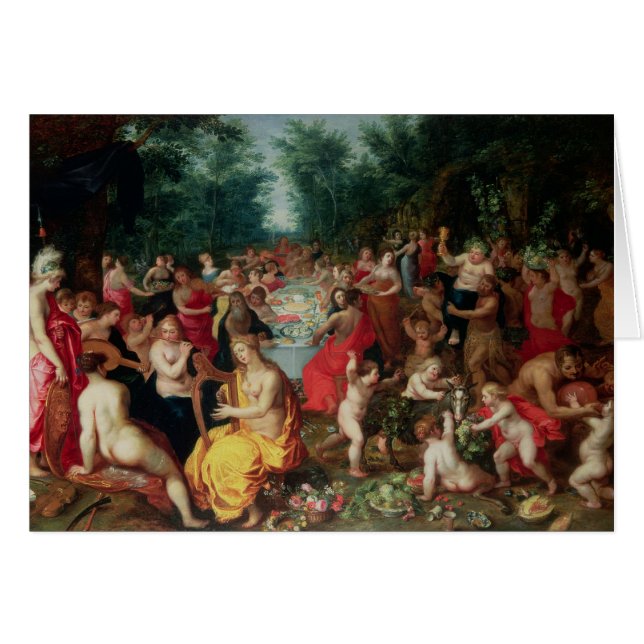 Cartão Banquete dos deuses (Frente Horizontal)