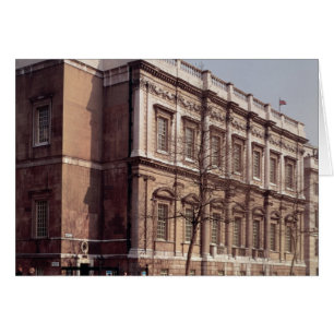 Cartão Banqueting a casa, Whitehall, construído em 1622