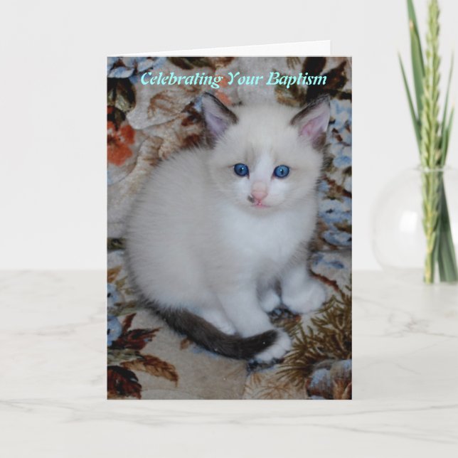 Cartão baptism (Frente)