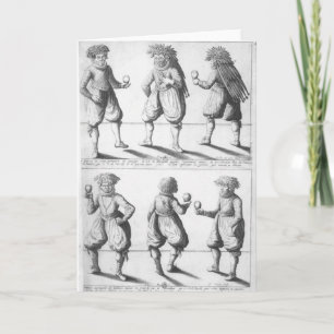 Cartão Baptism of the Tupinambras Tribe