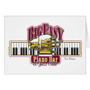 Cartão BAR BIG-EASY-Piano-