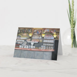 Cartão Bar da paleta do La/café