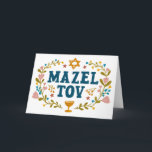 Cartão BAR MAZEL TOV BAT MITZVAH Jewable<br><div class="desc">Mandei um texto para você. Excelente para um bar ou morcego mitzvah ou casamento judeu ou outro evento. Adicione seu próprio texto ao dentro da placa ou altere as cores de fundo. Para mais designs e cores, verifique meu compro! Ou me avise se quiser algo personalizado. Pergunte se não encontra...</div>