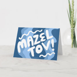 Cartão BAR MAZEL TOV BAT MITZVAH - Onda Moderna Personali