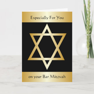 Cartão Bar Mitzvah