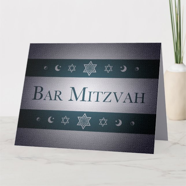 Cartão Bar Mitzvah (Frente)