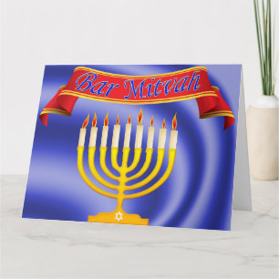 Cartão Bar Mitzvah